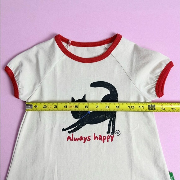 Bemon Toddler Girl Black Kitten T-Shirt, Size 3-4T Korean Clothing Brand - Picture 6 of 7